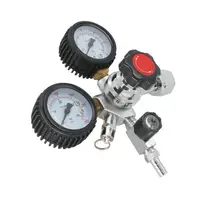 CGA320 двойной Калибр CO2 газовый регулятор для домашнего пивоварения соды разливного пива Kegerator Kegging набор с 3/" колючий запорный клапан