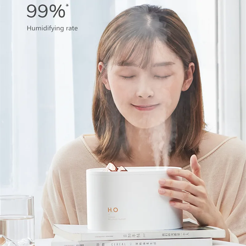 Увлажнитель воздуха 1000 мл для бытовой техники большая емкость 2 отверстия тумана