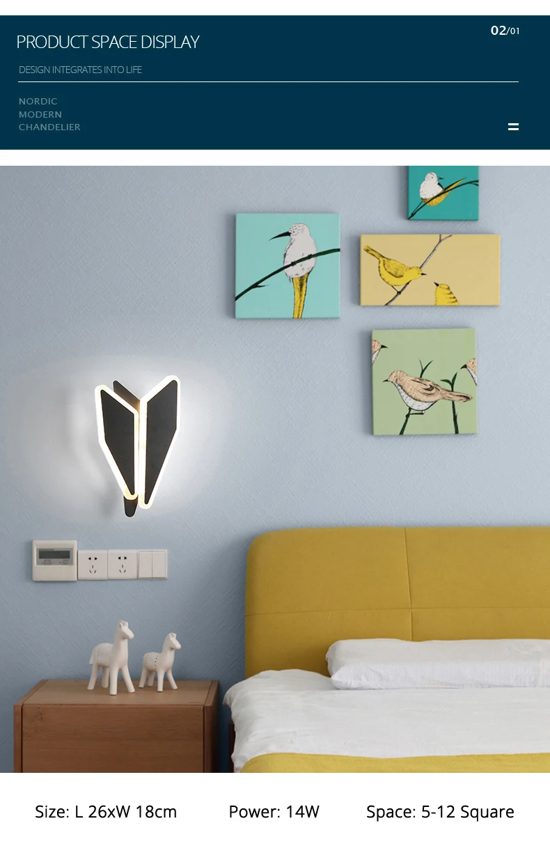 Modern Wall Lamps For Rotation Living Room Lights Bedroom bedside Aisle Corridor Foyer Hall Spin Indoor Lighting Home fixtures plug in wall lights