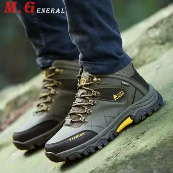 

Climbing Men's Shoes Men Lace Up Casual Sneaker for Man Winter Hiking Snow Shoes Male Plus Size Anti-skidding Trekking Shoe D01