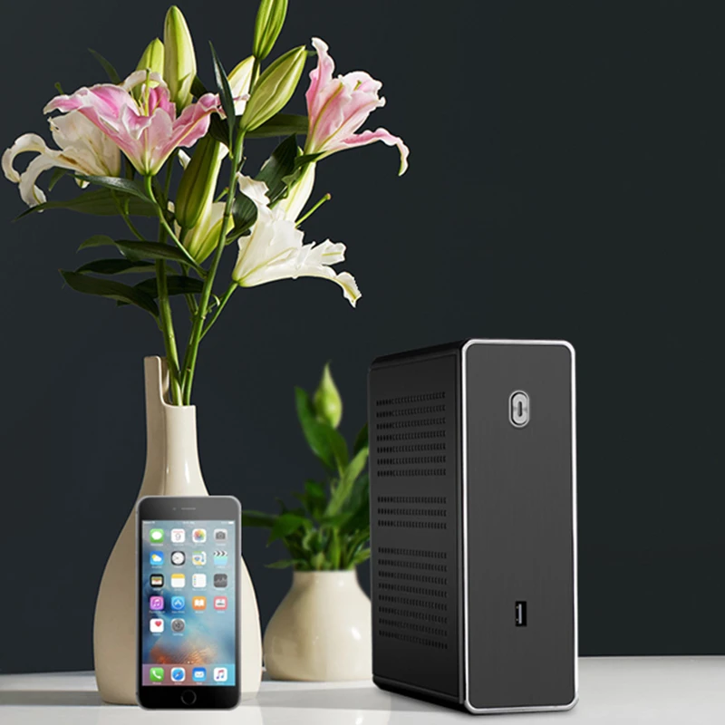 Чехол для ПК Gamer HTPC Mini ITX материнская плата настольного компьютера маленький