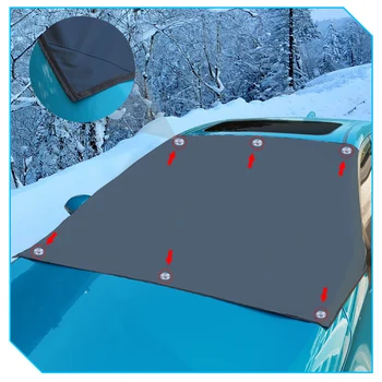 

210*120cm Automobile Sunshade Cover Car Windshield Snow Sun Shade Waterproof Protector Cover Car Front Windscreen Cover