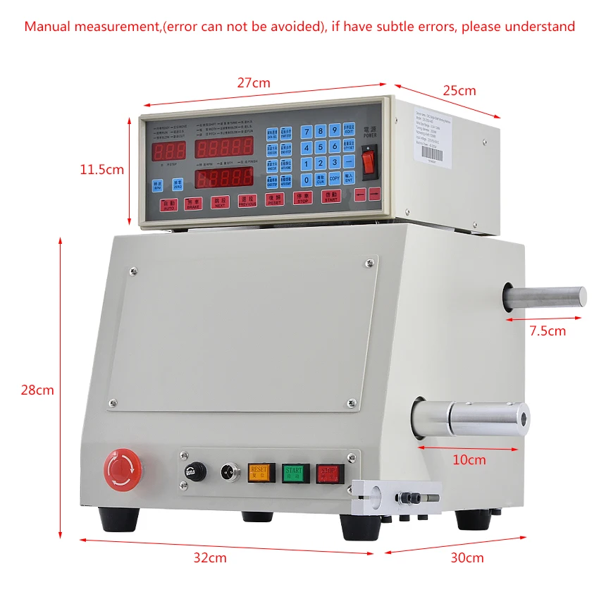 High quality New Computer C Automatic Coil Winder Winding Machine for 0.03-1.2mm wire 220v/110V 400