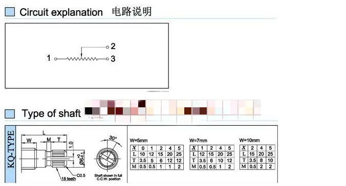 b1m b10k b20k b50k b100k b500k 15mm 05