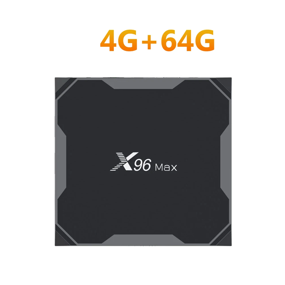 4G 64G X96 Max tv Box Android 9,0 S905X2 Smart 4K сетевая приставка медиаплеер 4 Гб ОЗУ 64 Гб ПЗУ X96 - Цвет: 4G 64G
