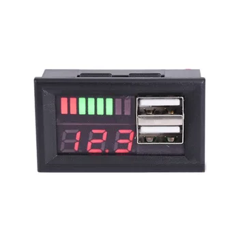 

Indicator Meter Capacity Voltage Replacement Panel USB Charger Detector Parts