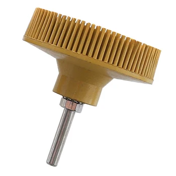

Electric Drill Disc Abrasive Brush Disc Brush Rubber Emery Polishing Wheels Deburring Tool for Woodworking Tools Cleaning Brush