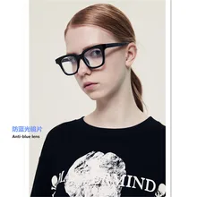 MINCL/Брендовые женские анти-синие очки для чтения, мужские ретро-очки, ультра-светильник, синий светильник, блокирующий дальнозоркость, очки диоптрий NX