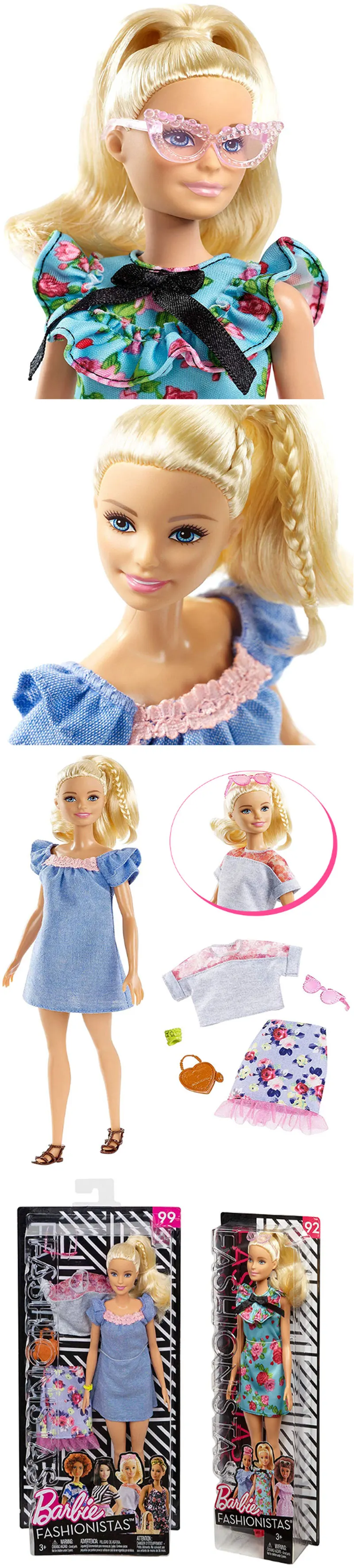 Кукла Барби модница серии блонд одеваются Игры развивающие игрушки для рождественские подарки для девушек FBR37