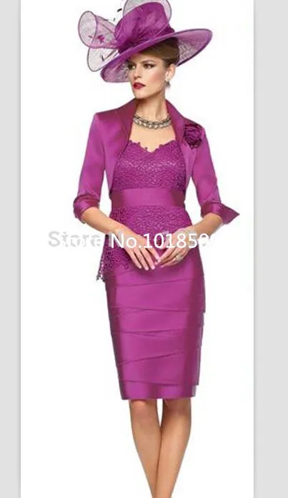 fuchsia mother of the bride dresses