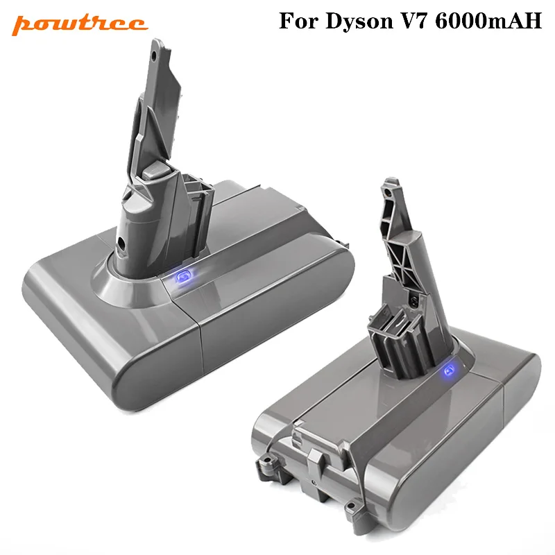 Powtree 21 6 V 6000 мА/ч V7 литий ионная Батарея для Dyson пушистый/оливковое масло экстра/ча/V
