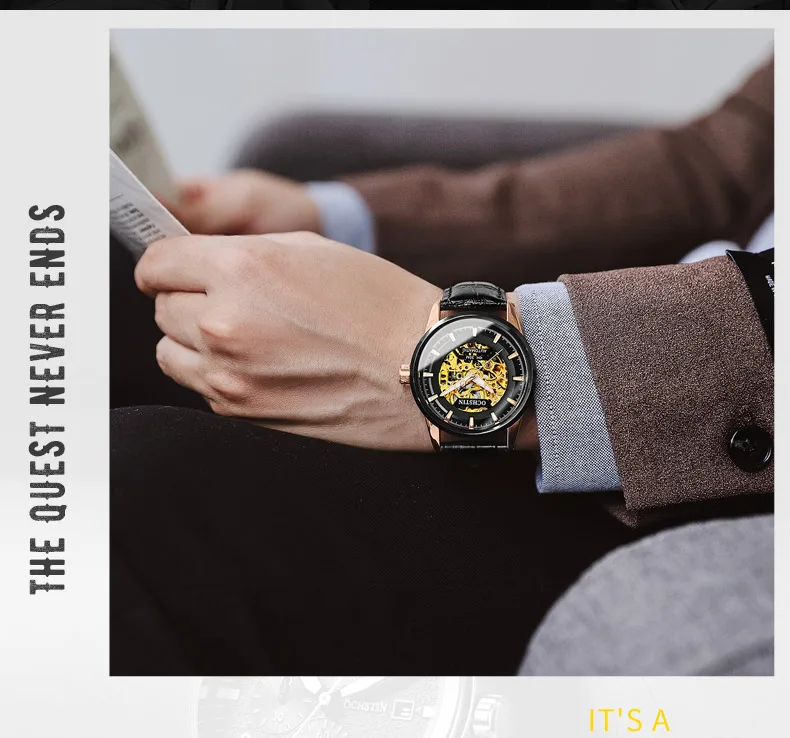 luxury mechanical watch automatic Top Brand Luxury OCHSTIN Mens Automatic Mechanical Watches Waterproof Tourbillon Male Watch Skeleton Self Wind Sport Wristwatch most accurate mechanical watch