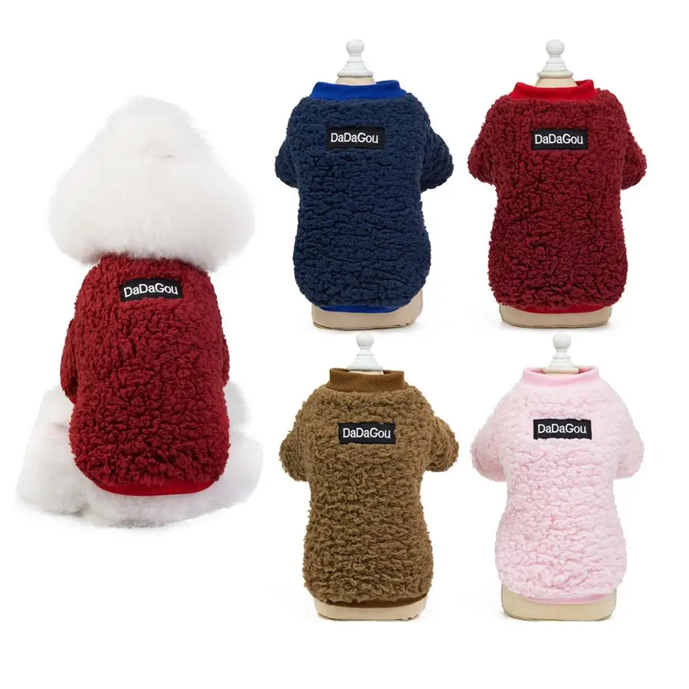 Z18 зимняя одежда для собак теплое пальто куртка толстовка щенков кошек чихуахуа