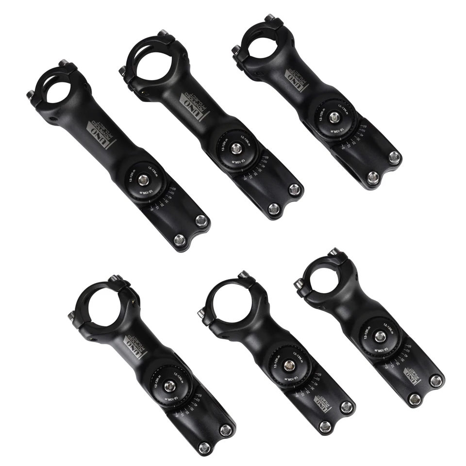 Verstelbare MTB Stuurpen 25.4mm 31.8mm, ±60 Graden Aluminium Fiets Stuurpen Riser, Korte Stuurpennen voor Mountainbikes, Racefiets, BMX, Fietsen (31,8 x 110 mm