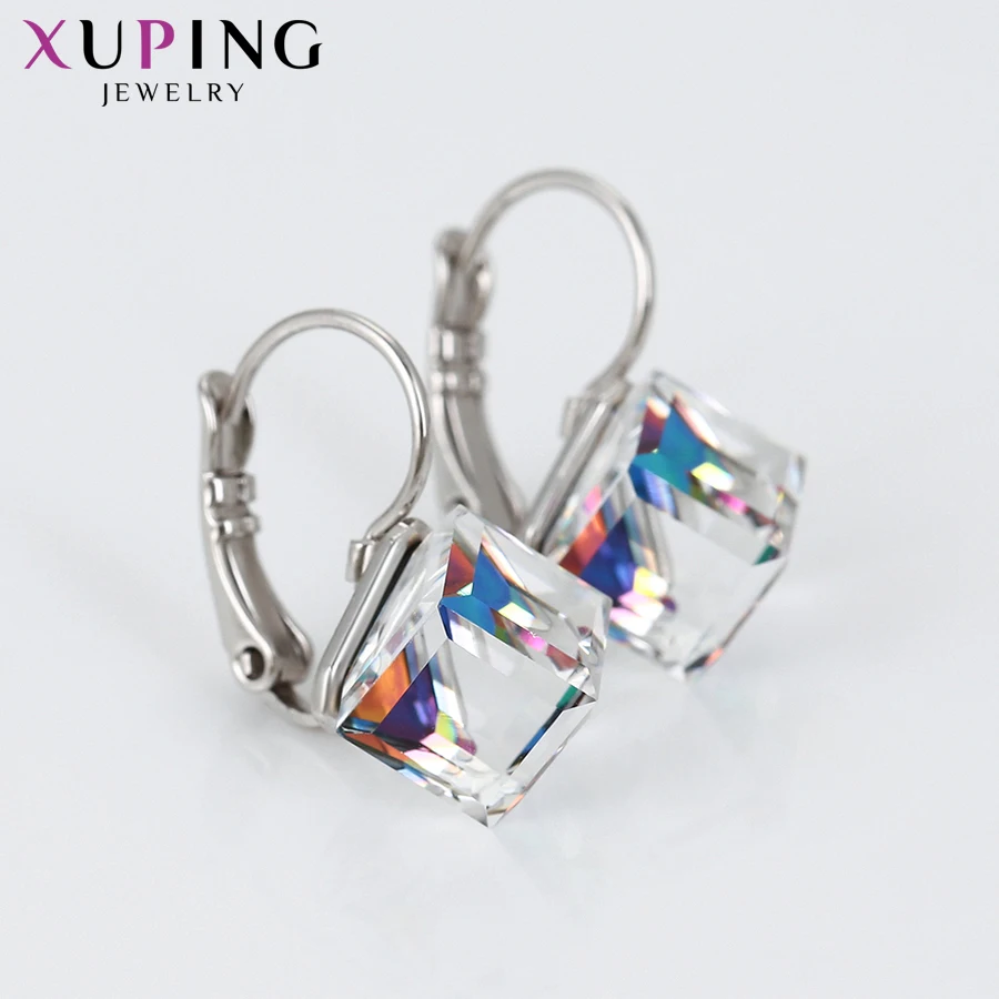 Xuping персонализированные серьги-кольца Популярные кристаллы от Swarovski модные ювелирные изделия Темперамент Вечерние подарок для женщин S184.2-99122