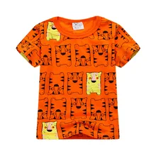 Футболка с короткими рукавами для мальчиков; импортные товары; детская футболка трансграничной поставка Товары короткий рукав для маленьких мальчиков детская футболка S