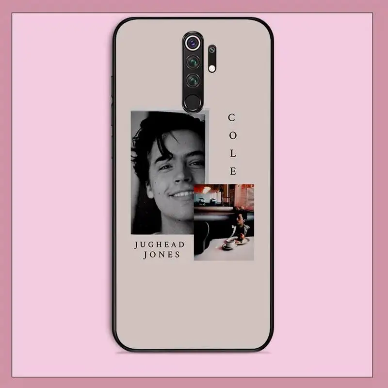 TOPLBPCS Американский ТВ ривердейл серии Cole Sprouse мягкий черный чехол для телефона RedMi