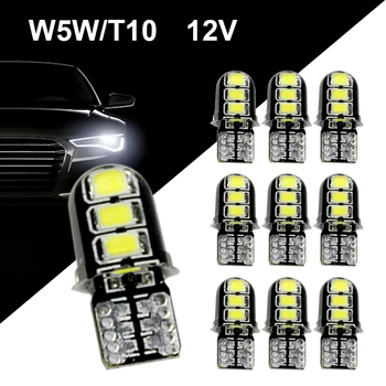 

T 10 LED Ligth Bulb Cars Trunk lights W5 W Driving Modeling decoration Lamp warm white blue yellow