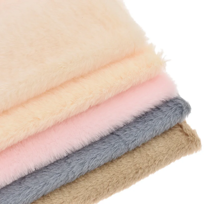 Solid Color Soft Artificial Fur A4 Fabric Patchwork Women Bags Clothing Coat Quilting Craft Decoration Material Solid Color Soft Artificial Fur A4 Fabric Patchwork Women Bags Clothing Coat Quilting Craft Decoration Material