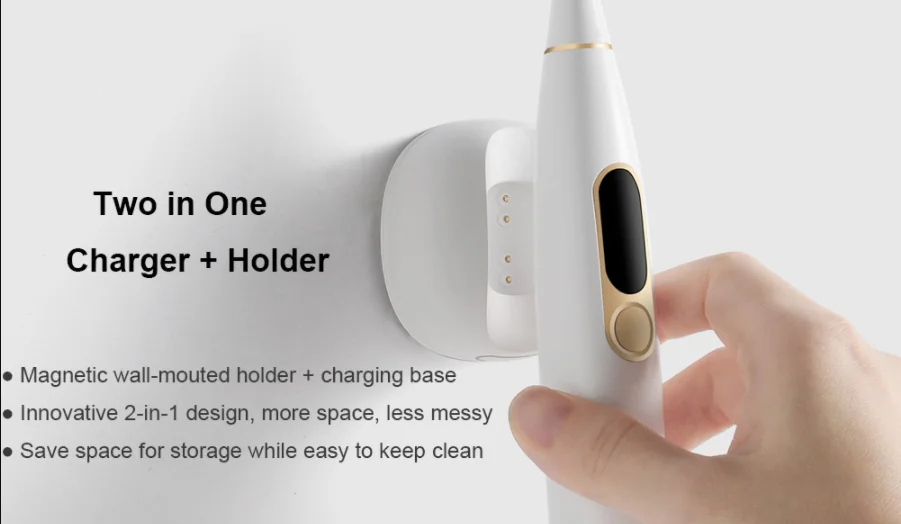 Xiaomi Mijia Oclean X звуковая электрическая зубная щетка + 8 шт. головки обновленная Водонепроницаемая ультразвуковая автоматическая зубная щетка