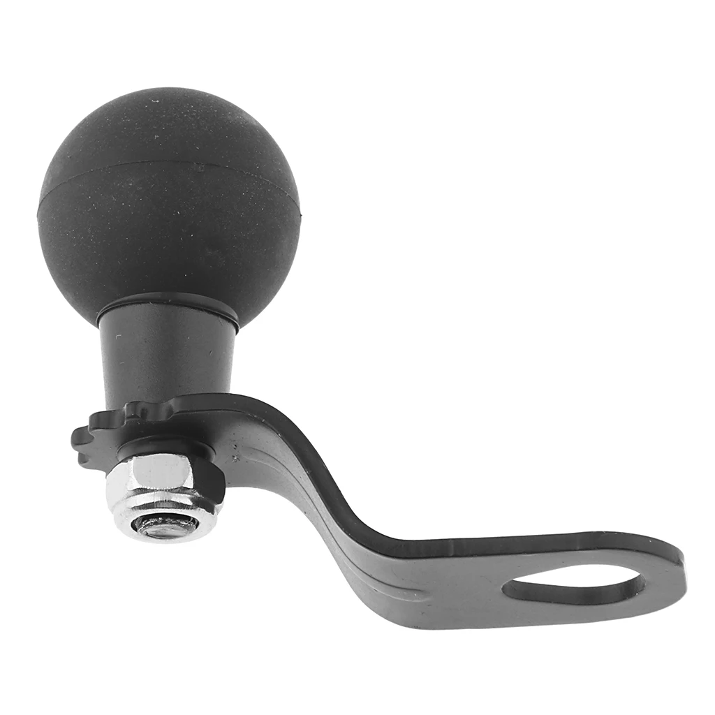 Stainless Steel 1'' Ball Arm Adapter for Motorcycle Rearview Mirror Fit 10mm Tube