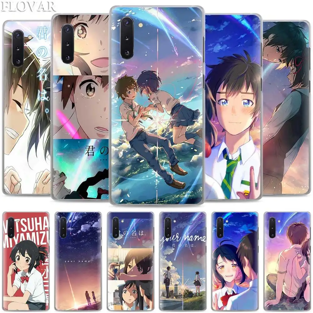 

anime your name Phone Cases for Samsung Galaxy Note 10 S10 Plus 5G S10e A30 A40 A50 A60 A70 M40 Hard Cover Coque