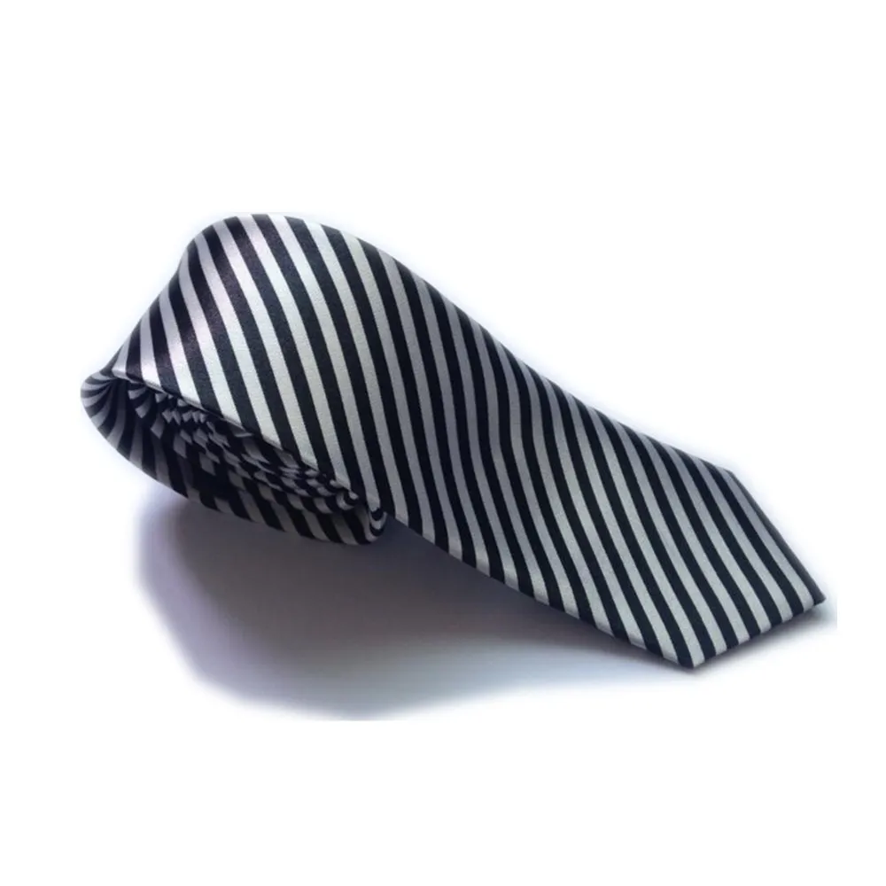 Принт тонкий галстук полоса мужские обтягивающие галстуки полиэстер шаблон Модные галстуки 5 см Ширина - Цвет: 5cmHS