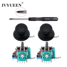 IVYUEEN 3D Joystick analógico Módulo de Sensor de potenciómetro pulgar palo para Sony PlayStation 4 5 PS5 PS4 Pro piezas para reparar controlador