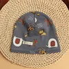 Spring Autumn Thin Baby Hat Beanie Children Girls Cartoon Animals Print Cotton Hats Newborn Kids Caps Baby Boy Beanies Bonnet 3