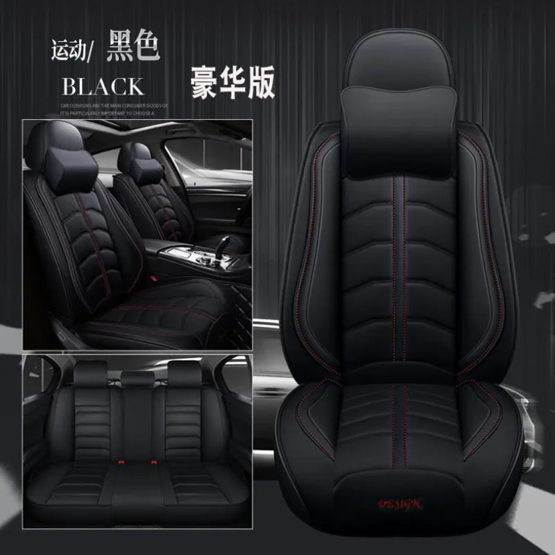Роскошные специальные полиуретановые чехлы для сидений автомобиля для hyundai solaris ix35 i30 ix25 Elantra accent tucson Sonata авто аксессуары автостайлинг - Название цвета: Deluxe Edition