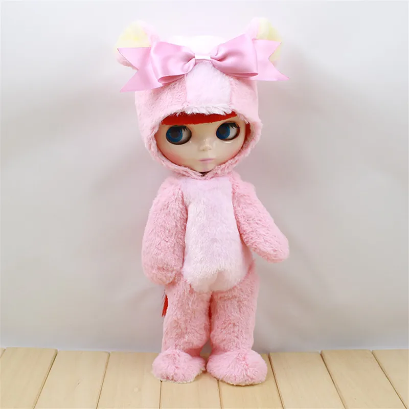 Fortune Days для 1/6 BJD кукла 30 см синий розовый медведь костюм Одежда высокое качество игрушки подарки