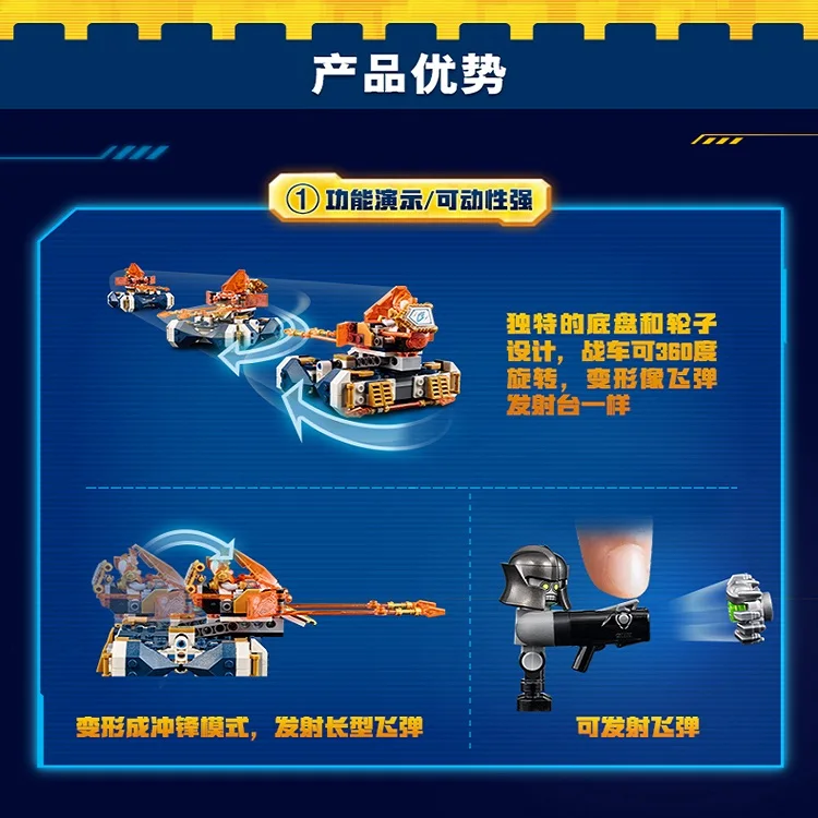 Строительные блоки BELA Nexo Knights cardines Hover Jouster наборы кирпичей Классическая модель