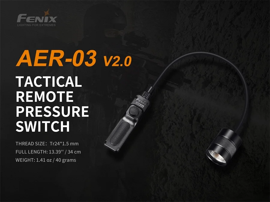 Fenix AER-03 V2.0 дистанционный переключатель давления для Fenix фонарик TK16/TK32/TK25 красный/TK25 R& B/TK25 IR