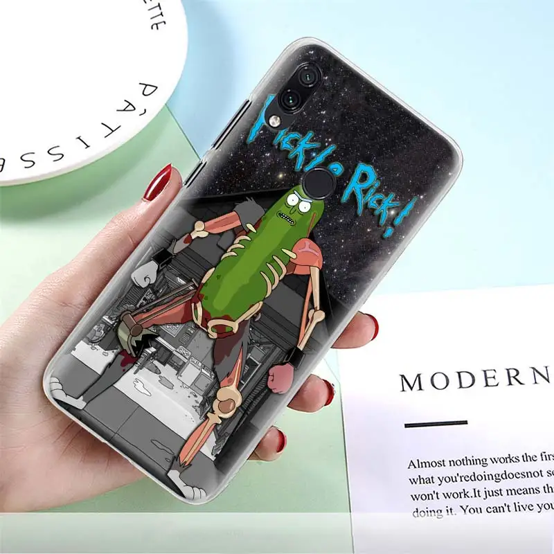 Рик и Морти чехол для телефона для Xiaomi Redmi Note 5, 6, 7, 8 Pro 8T S2 GO Redmi 7 7A 8A K20 Pro 6 6A 5 плюс Жесткий Чехол