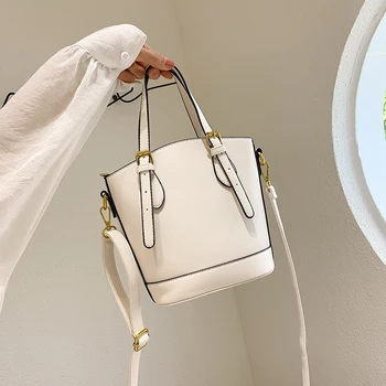 

Small PU leather Bucket Bags For Women 2020 Summer Crossbody Bags Lady Travel Purses and Handbags Female Shoulder Messenger Bag