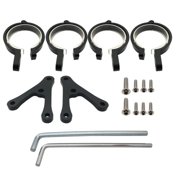 

1Set Universal Motorcycle 7 inch Black Headlight Housing Mount Brackets Headlamp Holder Adjustable On Both Sides Of The Bracket