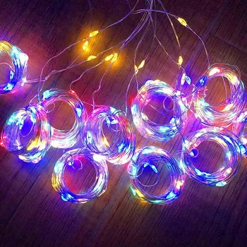 

3*3 Meters Curtain Lights Starry Lights Led Small String 8 Mode USB Remote Control Copper Wire Lamp Soft Curtains Party Supplies