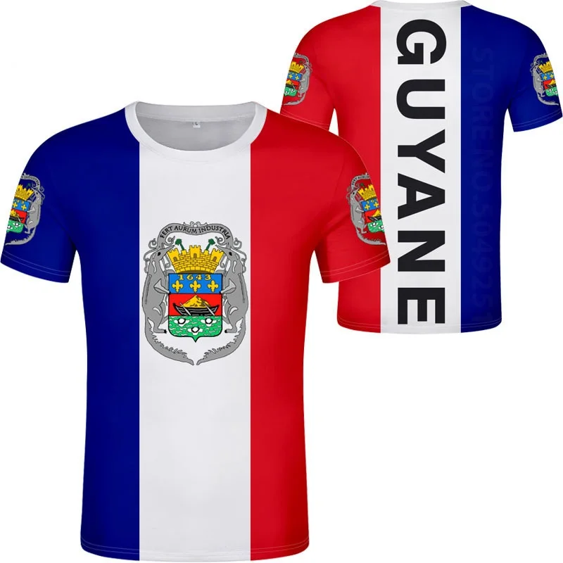 Maglietta Guiana Francese Nome Numero Maglietta Guf Foto Logo Abbigliamento Stampa Fai Da Te Su Misura Non Sbiadita Non Incrinata Maglietta Jersey