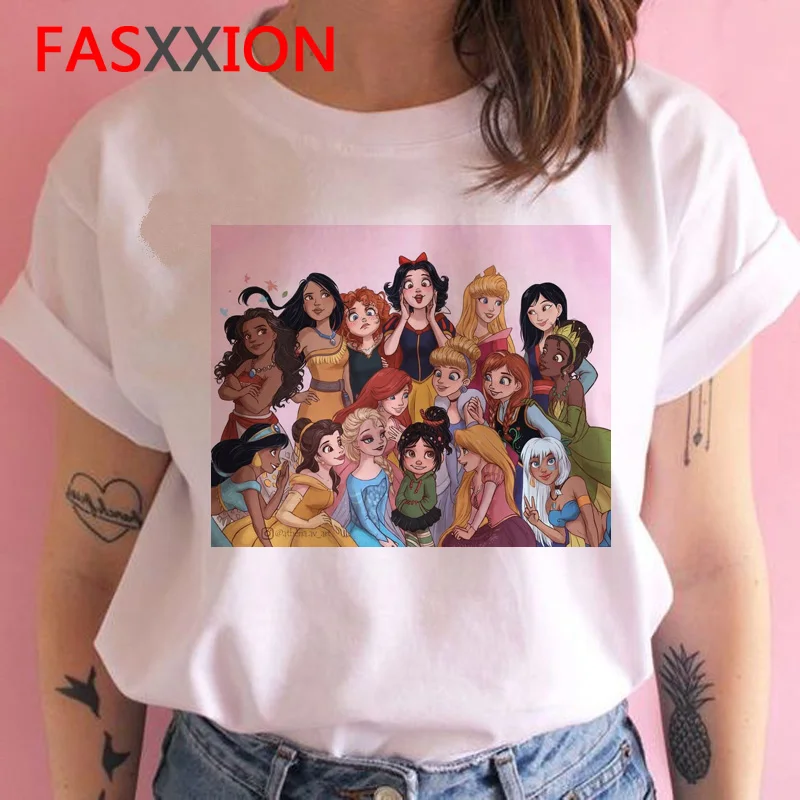 vogue t shirt Princess streetwear funny female tshirt women kawaii cartoon clothes t-shirt Graphic aesthetic top tee