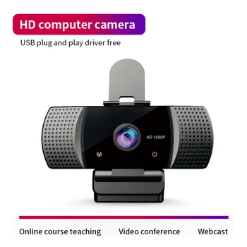 

Web Cam 1080P Full HD 30FPS Wide Angle USB Webcam With Privacy Cover Mic Web Cam For Computer PC Conference Web Camera