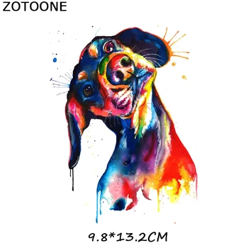 

ZOTOONE Iron on Patches for Kids Fashion Clothes DIY T-shirt Applique Heat Transfer Vinyl Cute Animal Alphabet Patch Stickers G