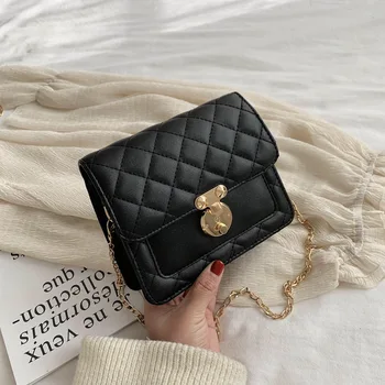 

Net red small fragrant rhombus chain bag 2020 new spring retro high-grade fashion shoulder small square bag
