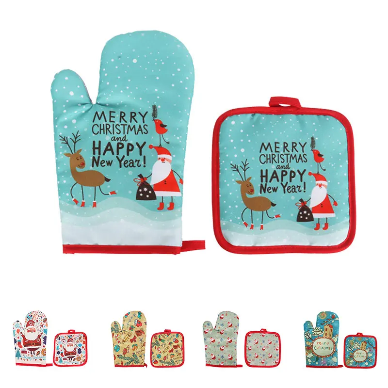 2 шт./компл. противовзрывные перчатки для выпечки классические рукавицы духовки