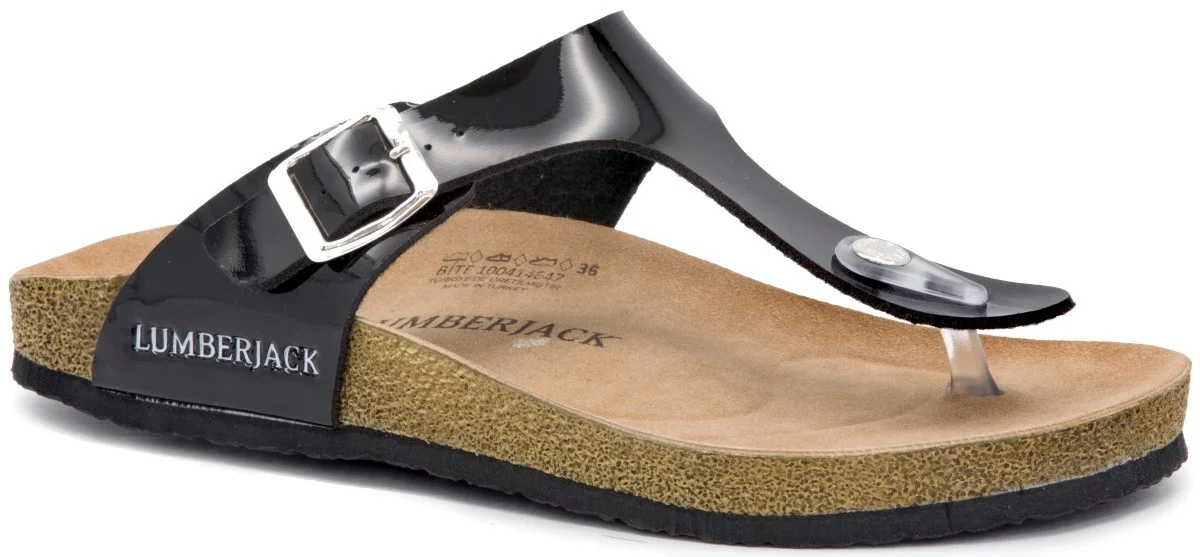 

Lumberjack 8YBITE BLACK Women Shoes Slippers-Sandals