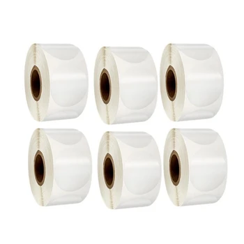 

Transparent Sealing Sticker PVC Plastic Round Sticker Label Handmade Package New Sealing Sticker 500Pcs Per Roll 6Roll