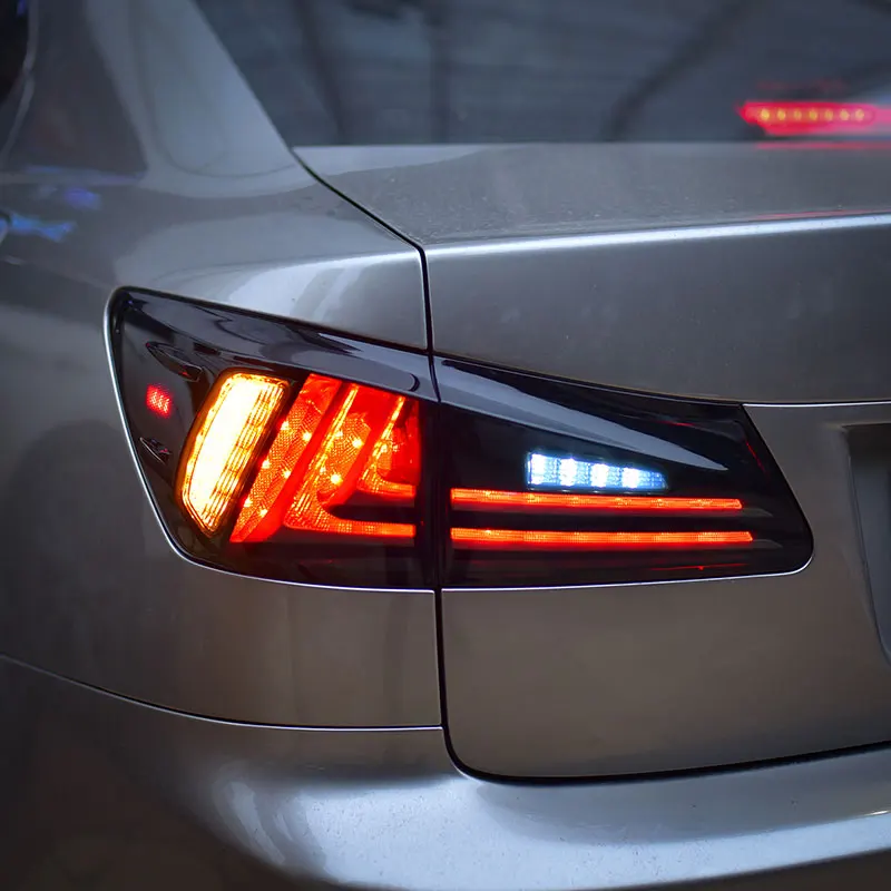4 шт. автомобильный Стайлинг для Lexus IS250 задний светильник s 2006-2012 для IS250 светодиодный задний фонарь+ сигнал поворота+ тормоз+ задний светодиодный светильник
