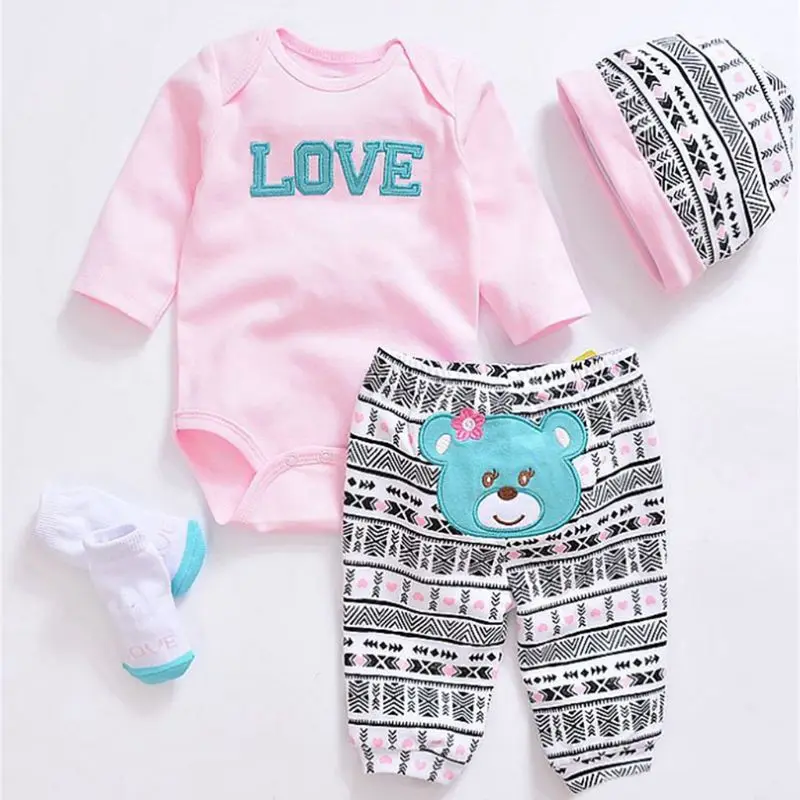 Reborn Baby Doll Одежда для смены одежды для NPK Reborn Baby Doll 22 дюймов Реалистичная кукла для новорожденных - Цвет: 7HH901494-9