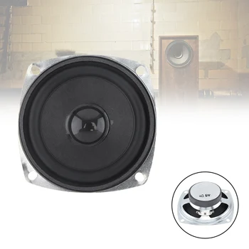 

3 Inch 5W Portable Tweeter Full Frequency Neodymium Speaker Rubber Car CD Amplifier Speaker for Outdoor/Bathroom /Motorcycle