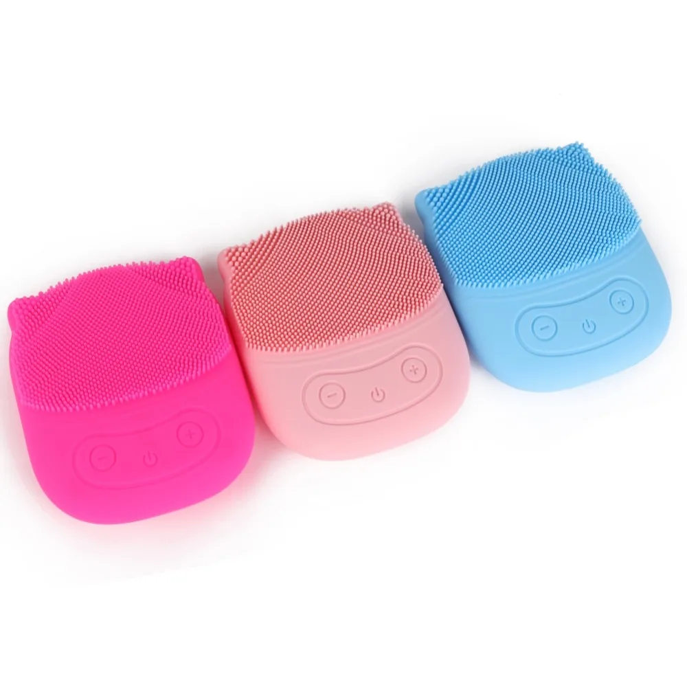 Device Cleansing Pores Silicone Facial Cleansing Brush Electric Face Washing Face Skin Care Tools
