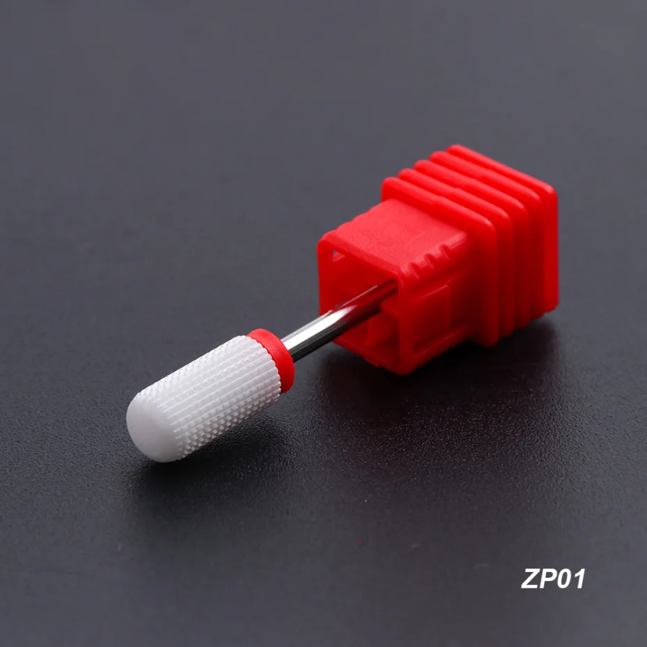 1 шт. керамический фреза для ногтей сверла для электрической дрели маникюрный станок Алмазная кутикула инструменты для очистки педикюра LAZP01-05
